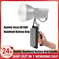 nanlite handheld battery grip handle for nanlite nanguang forze 60 60b 60w photography lights