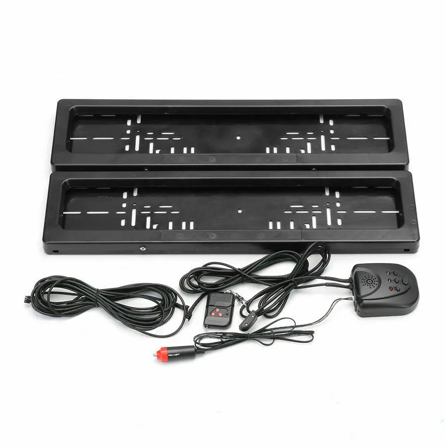 

2x STEALTH LICESNSE PLATE Hide Number Cover Shutter Roller Surround Frame Holder