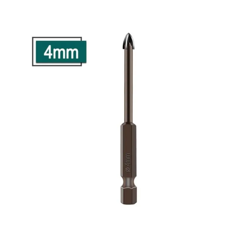 

1pc Drill Bit Alloy Bits Concrete Glass Hex Hole Opener Triangle Drill