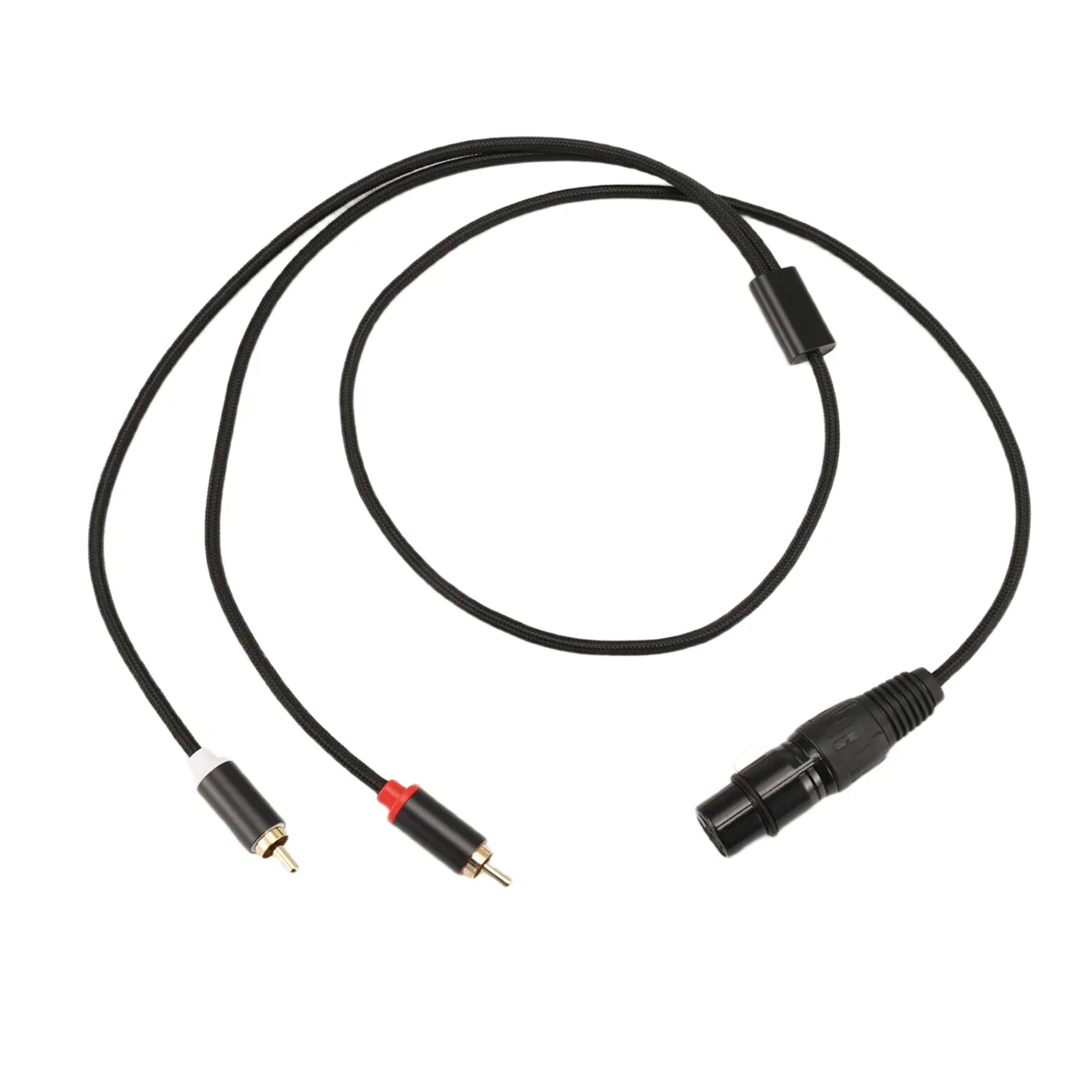 Фото Новый 3-контактный разветвитель XLR «мама» на двойной разъем RCA «папа» Y, аудиокабель усилителя микшера, соединительный кабель стереоаудио, 1 метр №4