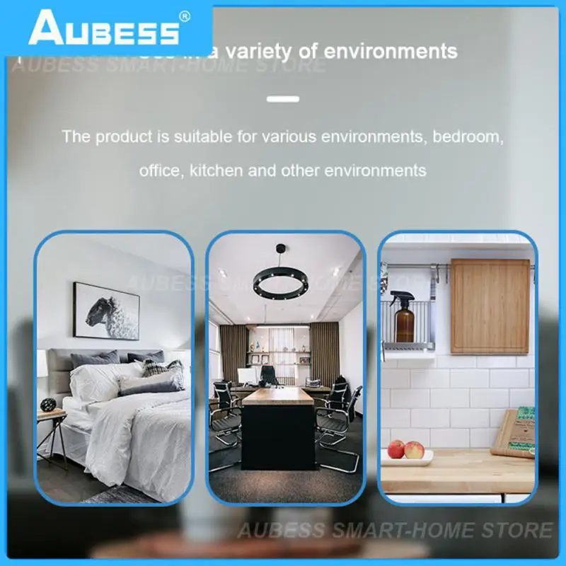 

Bluetooth Comfort Clock Light Alarm Smart Life Temperature And Humidity Detector Remote Monitoring App Control Tuya Smart Sensor