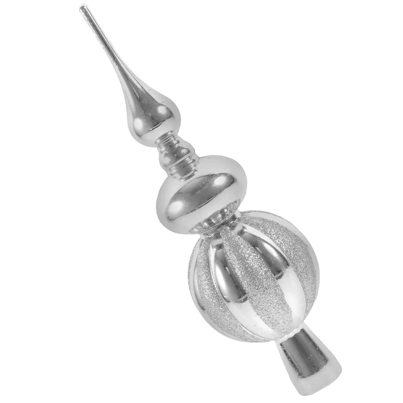 Мини-осеннее украшение для кухонной елки сферический золотой пластиковый топпер