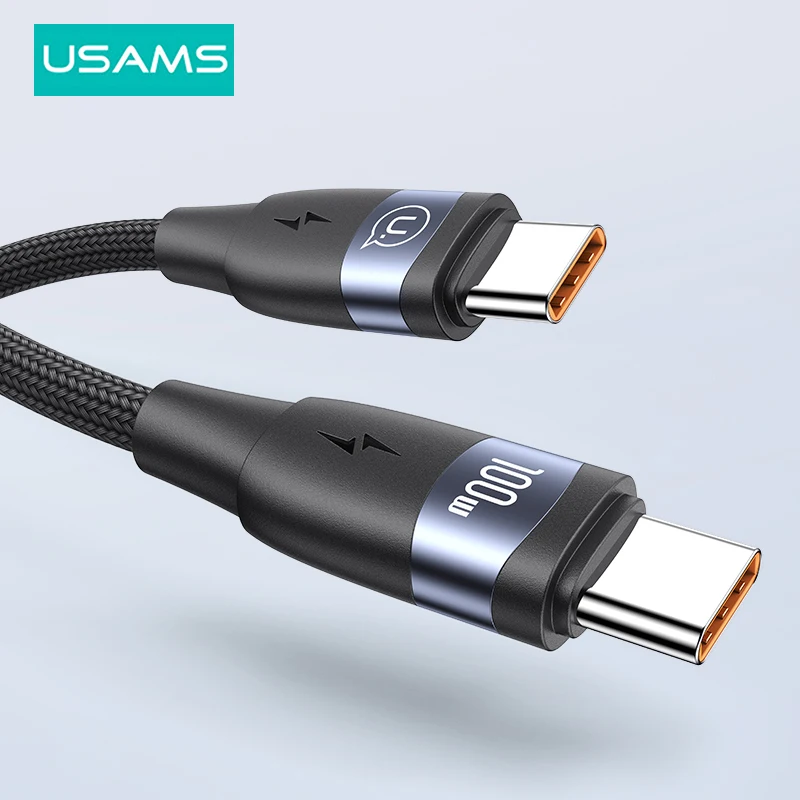 

Кабель USAMS с разъемами USB Type-C и USB Type-C, 100 Вт