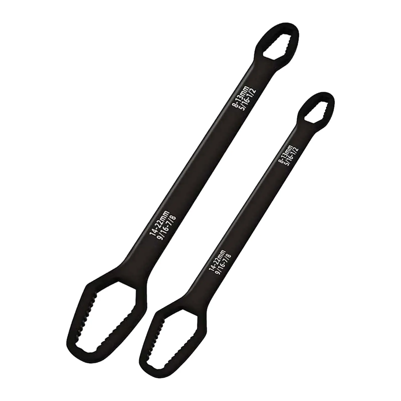 

2pcs Multifunctional Portable Hand Tools Self Tightening Screw Nuts Outdoor Riding 8mm/22mm Steel Key Manual Double End Wrench