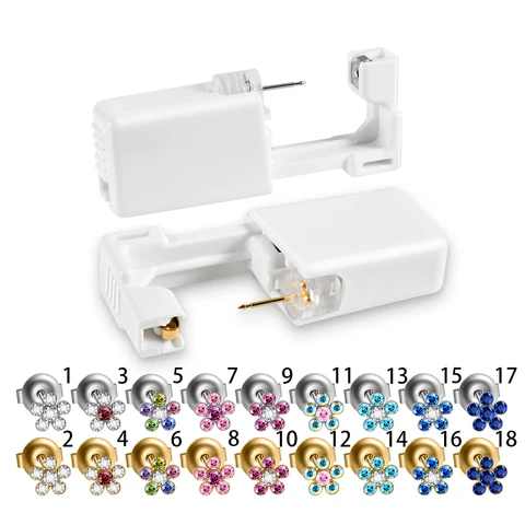 Стерильные серьги-гвоздики из нержавеющей стали