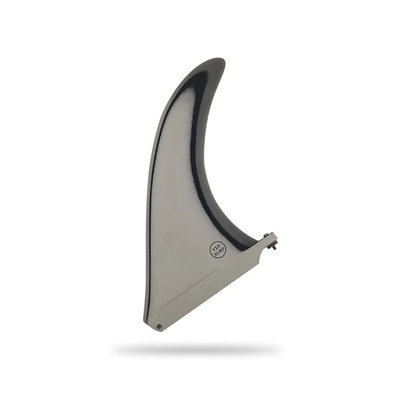 Ласты для доски серфинга один плавник 8 дюймов 9 белый стекловолоконный боковой