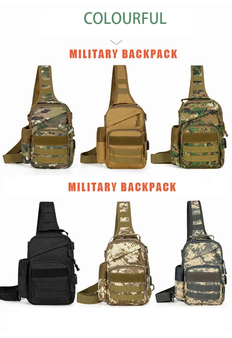 Военная Тактическая Сумка-слинг для мужчин уличная походная сумка на плечо