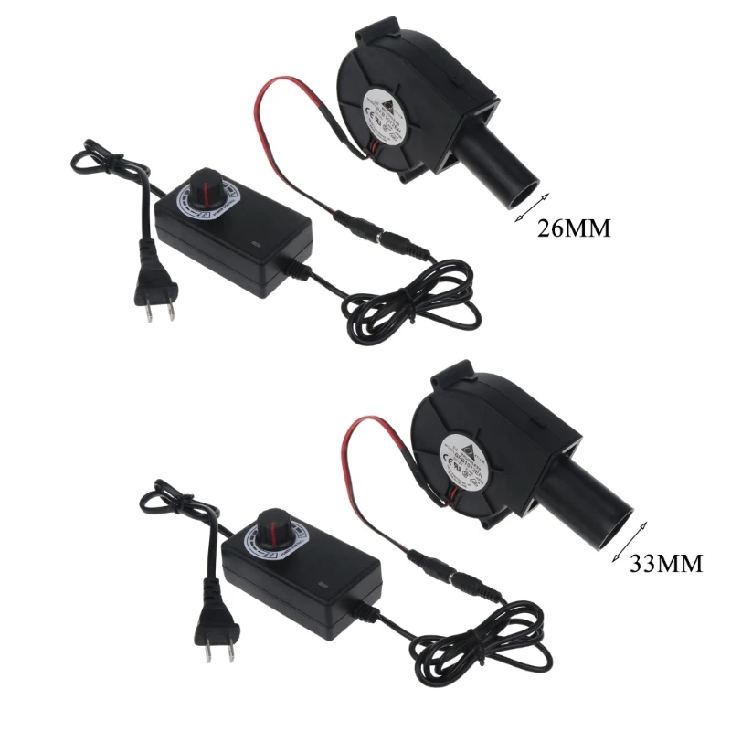

F1CD Portable BBQ Fan Air Blower for Barbecue 5000RPM Speed 3V-12V 2A Output