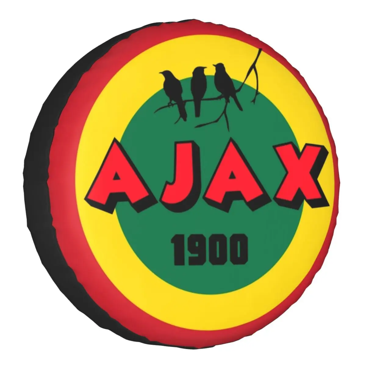 

Custom Ajax 1900 Bob Marley Football Spare Tire Cover for Jeep Three Birds 4WD 4x4 SUV Car Wheel Protectors 14" 15" 16" 17" Inch