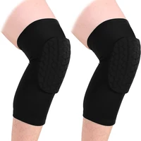 2pcs basketball knee pads anti slip crash proof honeycomb kneepads knee support protector volleyball football gym sports safety