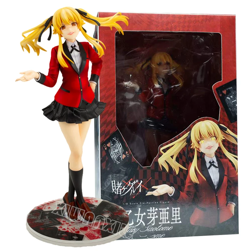 

20cm ARTFX J Kakegurui Anime Figure Meari Saotome Action Figure Mary Saotome/Jabami Yumeko Figurine Collection Model Doll Toys