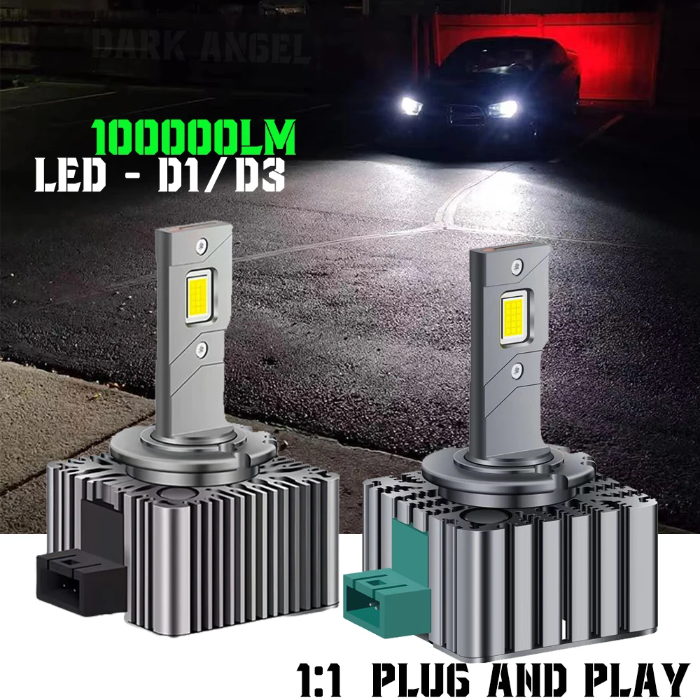 D1S D2S D3S D4SR Светодиодные фары Ксеноновые лампы Canbus без ошибок 1000000 LM 130 Вт D8S D1R D2R D3R D5S
