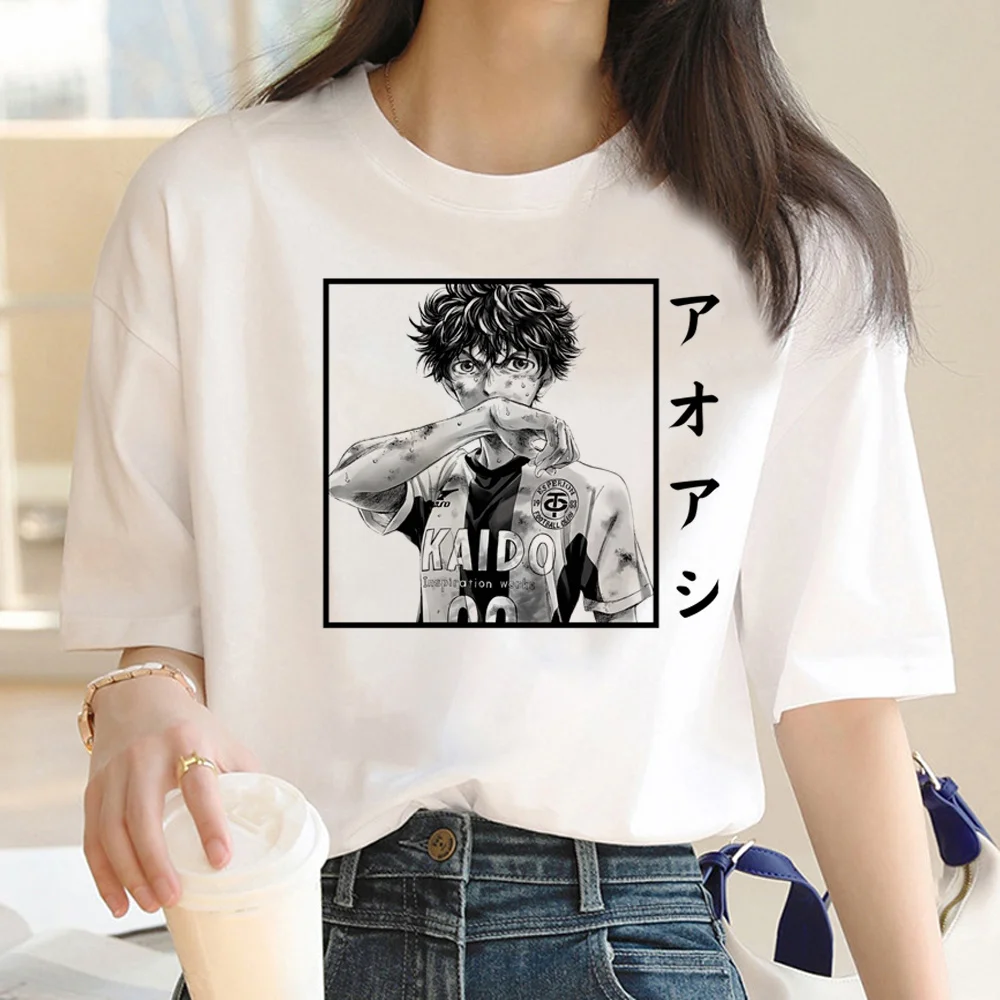 

Ao Ashi t shirt women comic designer tshirt female graphic designer y2k clothes