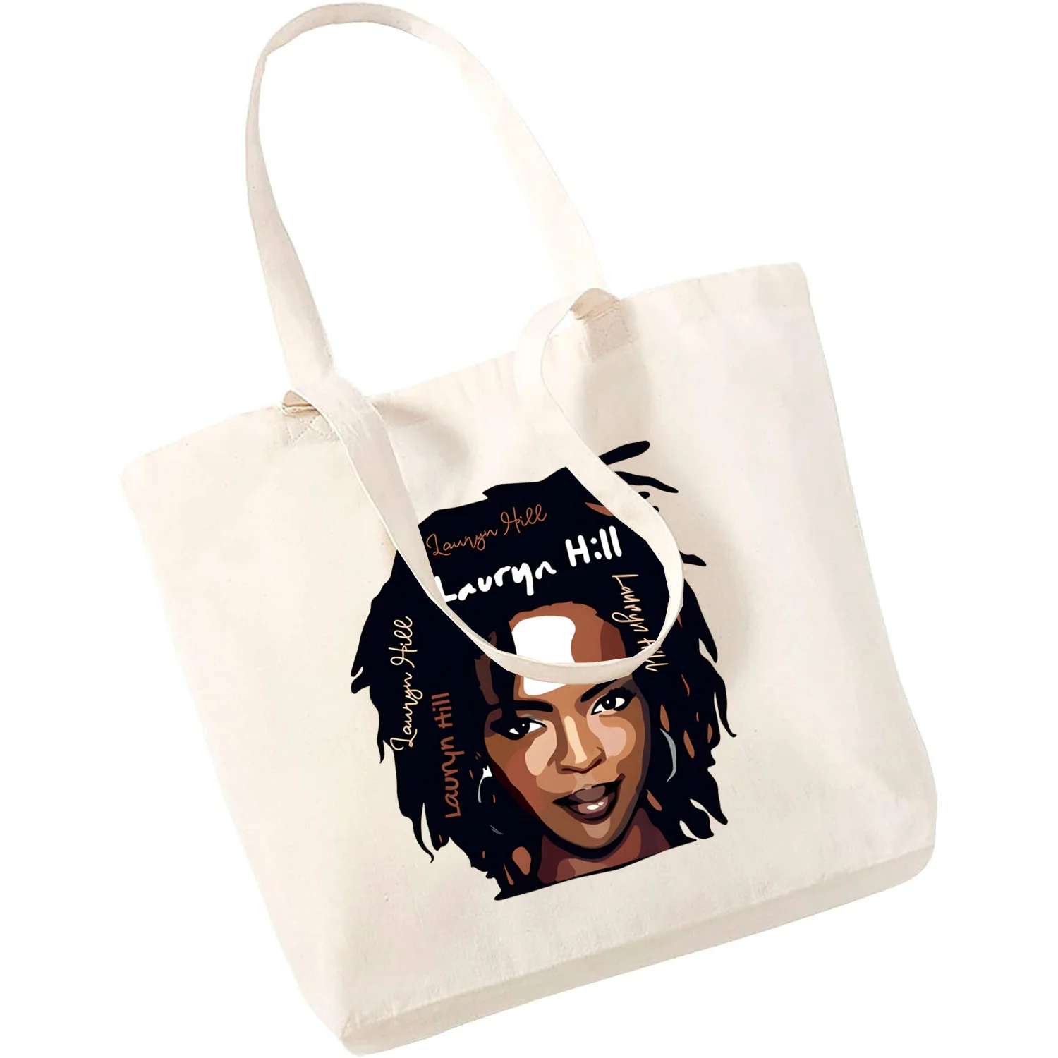 

The Fugees Simple Women Package Elegant Canvas Bag Handbags Shoulder Bags Casual Shopping Girls Handbag