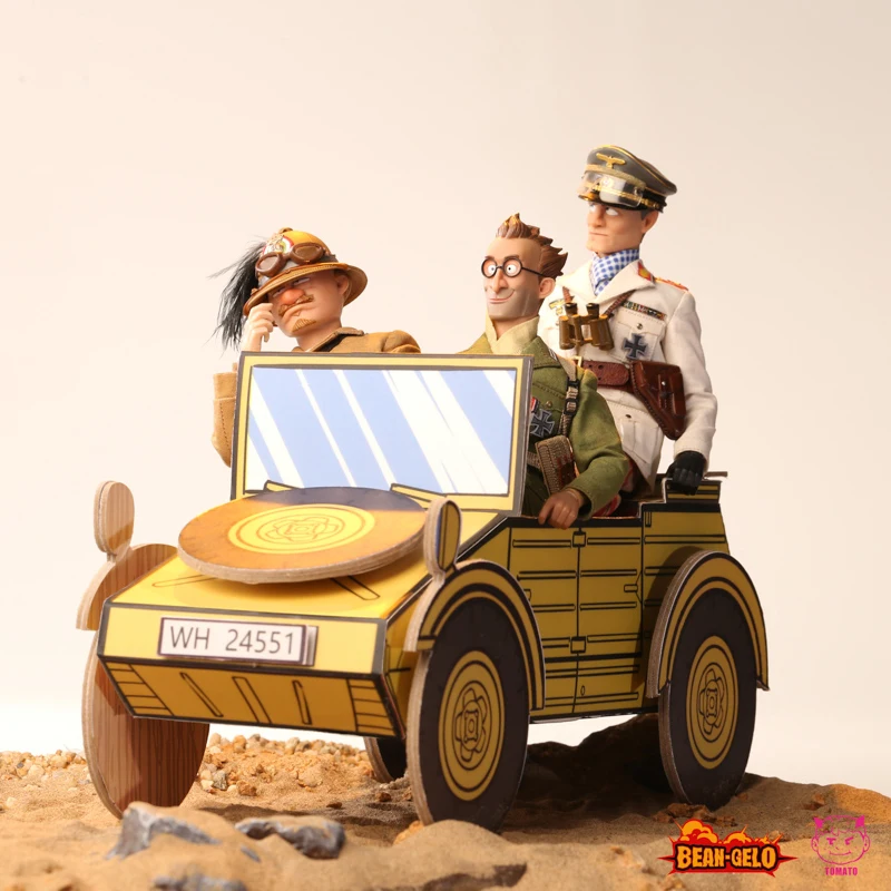 

POP 1/12 The Eighth Bomb [Art of War] Desert Fox BGS-030 Julian BGS031 Bruno BGS032 Action Figures Model Gift