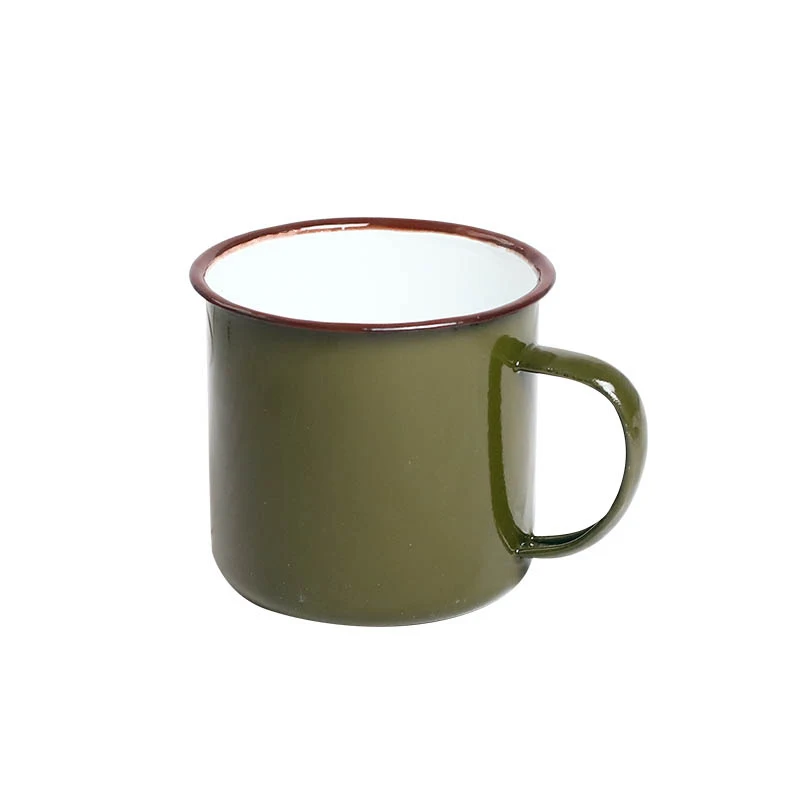 

vintage mugs with handgrip metal cast iron traditional Chinese coffee mug