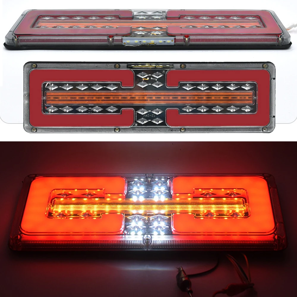 Светодиодный задний фонарь для грузовика 2 шт. 12/24 в