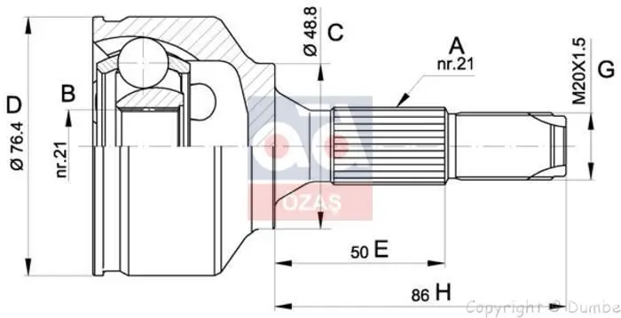 

607407 Для осевой головки 02 CN.C3 1.4i 8V 1.4hdi 8-16V "15-16V"