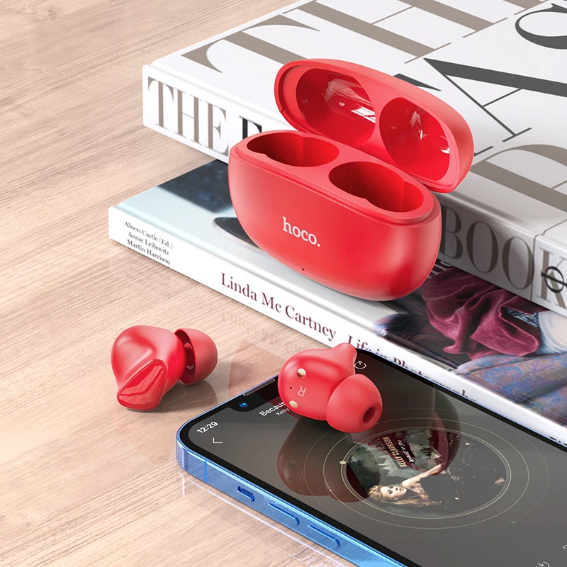 

HOCO TWS Wireless Bluetooth Earphone 5.3 Intelligent Touch Control Wireless Earphones 3D Stereo Sport Headset for iphone 14 13