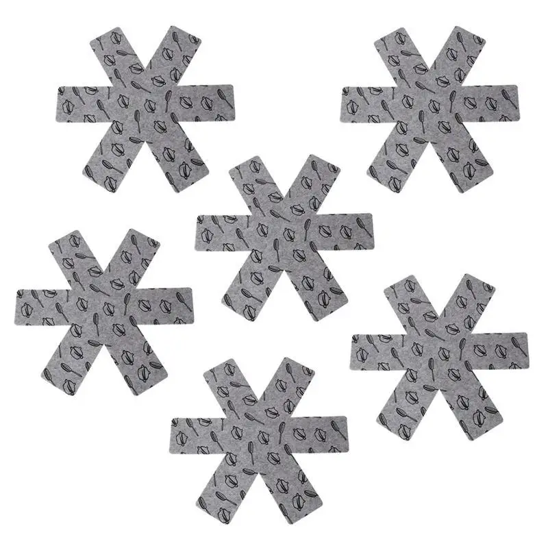 

Разделительные подушечки для посуды, серый, нетканая ткань