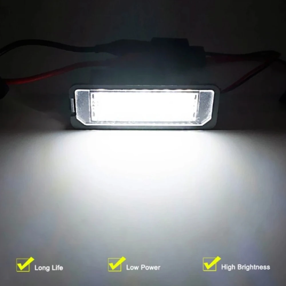 Комплект Из 2 Автомобильных Номерных Знаков Для Vw Golf 4/5/6/7 Mk4/mk7 Passat Cc Polo Scirocco Skoda Seat