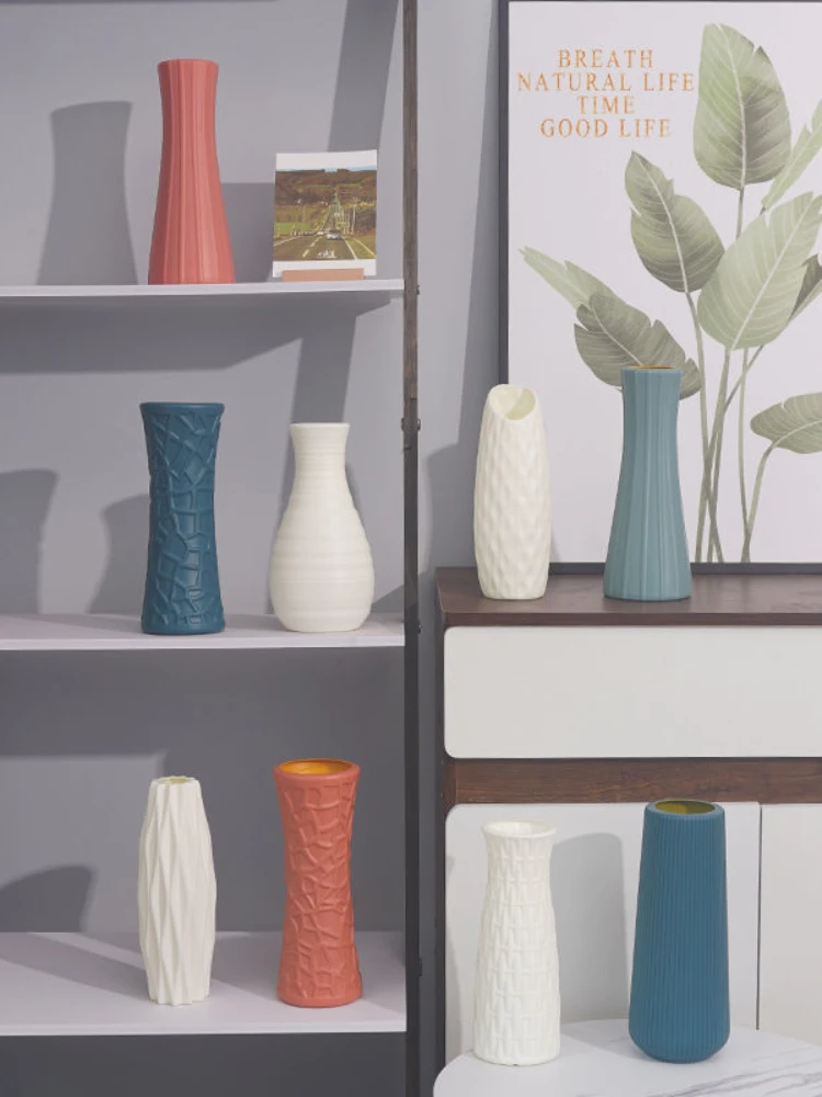 

Decorative vases, plastic home flower arrangements, living rooms, bedrooms, home decorations, office decorations