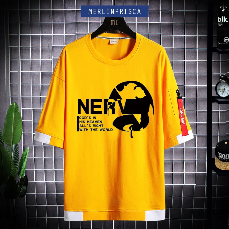 Gundam Mobile Warrior Short Sleeve Anime Peripheral Unicorn Zaku Men's and Women's T-shirt Trendy Casual Clothes Ne