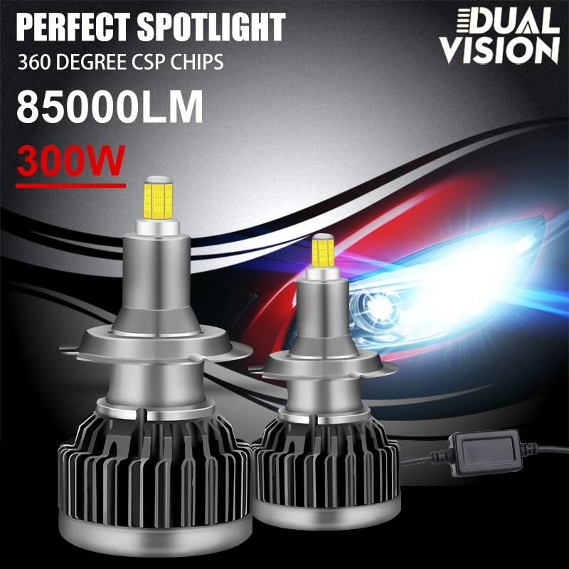 

Мини-лампа 360 лм, H7, H1, 9012, HIR2, H8, H9, 9005, HB3, 9006, HB4, 300 Вт