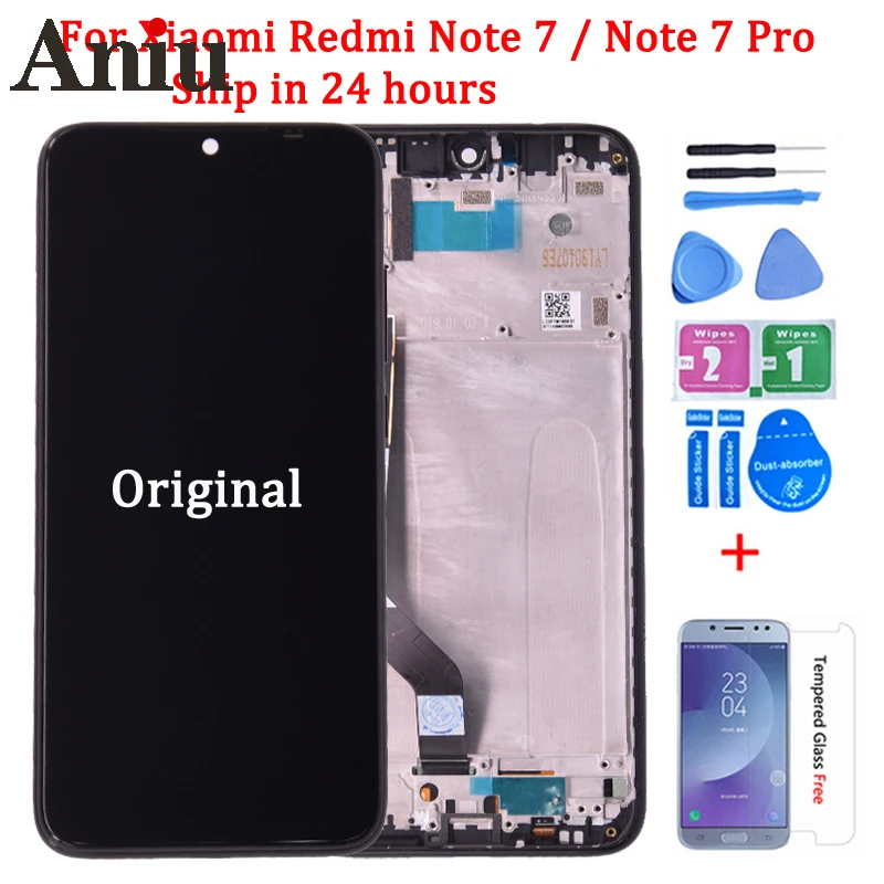 

ЖК-дисплей для Xiaomi Redmi Note 7 с сенсорным экраном и дигитайзером в сборе, сменный ЖК-дисплей для Redmi Note7 Pro, оригинал