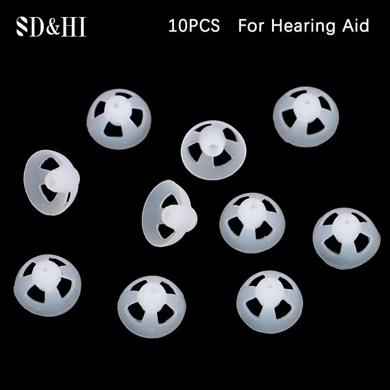 

10Pcs 7/9/12 Mm Open Fit Hearing Aid Domes Earplugs Anti Static Silicone Ear Plugs Tips Replacement Part Hearing Aid Accessories