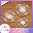 13 тип 1 Набор плоских круглых формочек для ванны крафт молд пластиковый заполняемый мяч орнамент Рождественский шар для DIY украшения дома