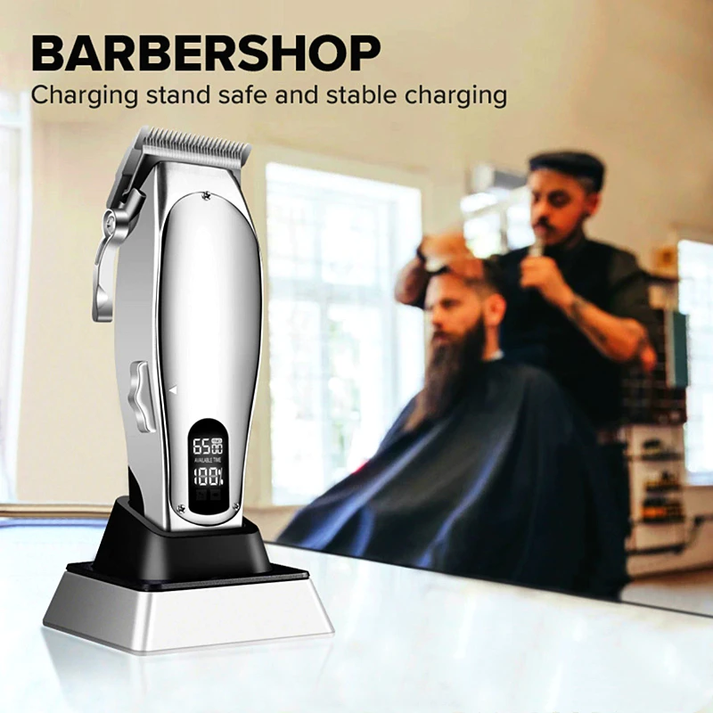 

Professional men's Hair Clipper，Cordless Barber，Seat Sitting charging Barber，Oil head gradient engraving Barber，700 rpm