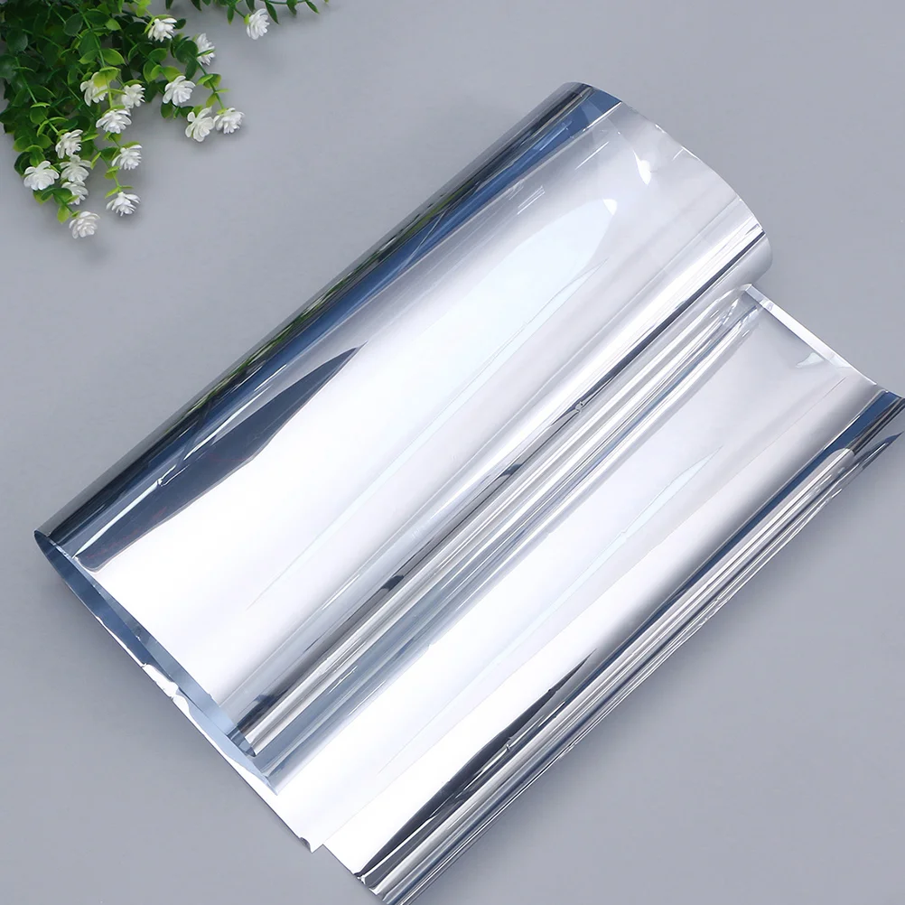

Glass Sticker Black Window Film PET Reflective Pets No Glue Plastic Sun Blocking