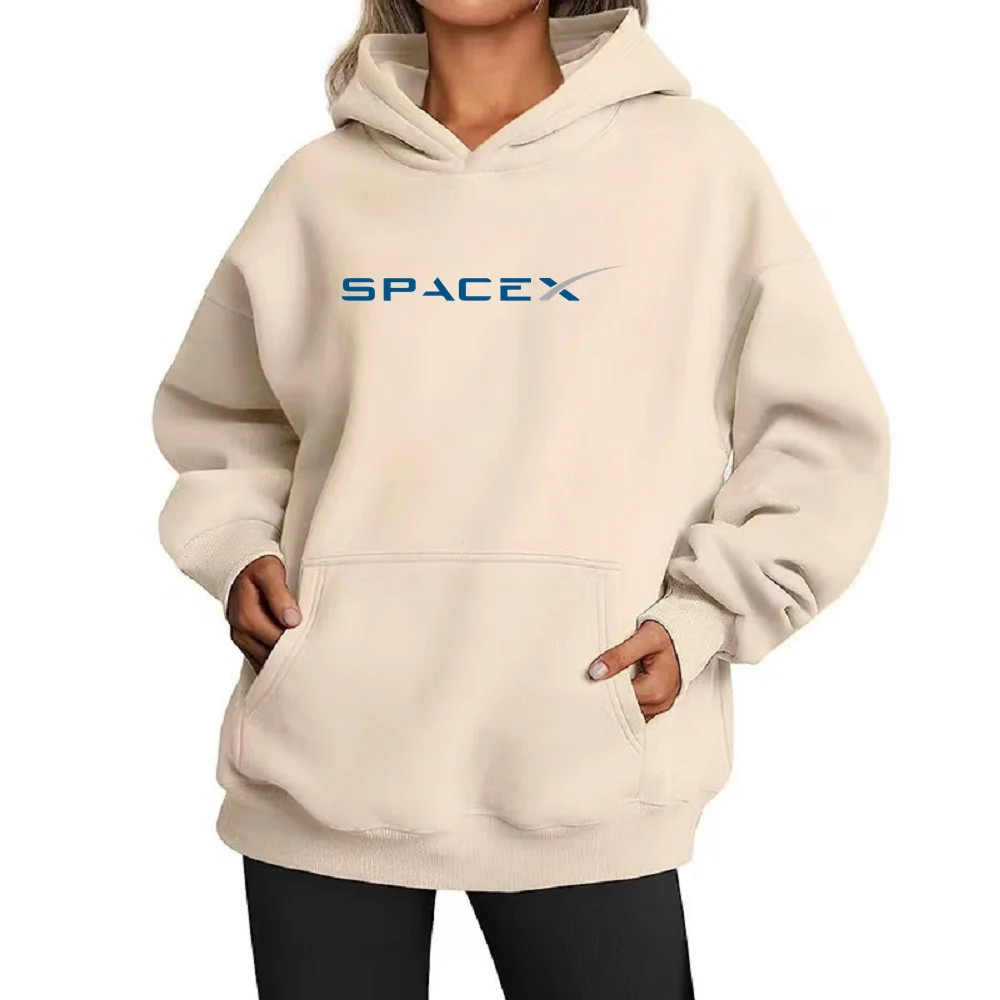 Модная женская толстовка с капюшоном SpaceX ELON MUSK SPACE SCIENCE StarmanX Expeditionl шерстяная