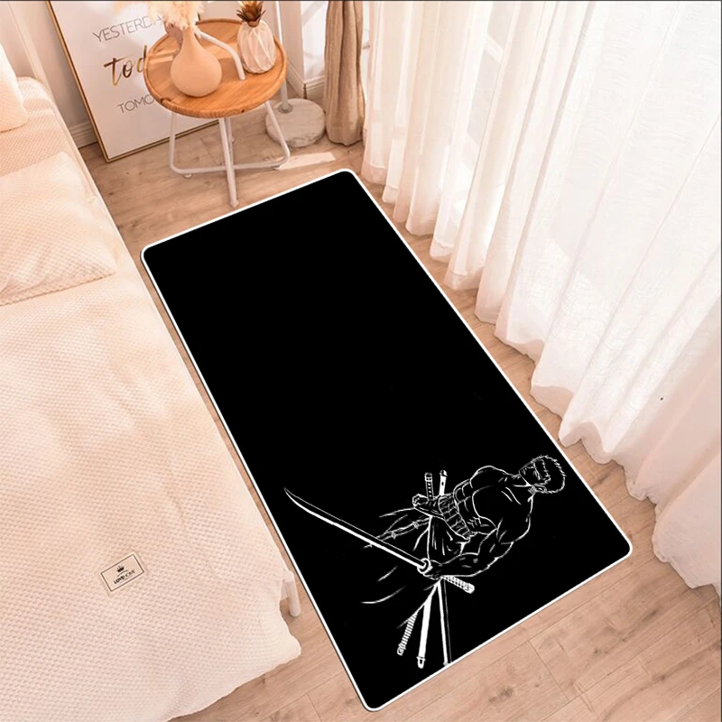 

One Piece Kitchen Carpet Home Bedroom Entrance Doormat Hallway Balcony Floor Mat Bathroom Non-Slip Water Absorption Cartoon Rug