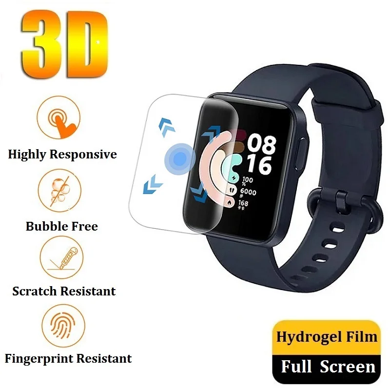

Гидрогелевая Защитная пленка для Redmi Watch 2 Lite Xiaomi Mi Watch Color 2 Sports Revolve Active, Защитная пленка для экрана для Redmi Watch 2 Lite Xiaomi Mi Watch Color 2 Sports Revolve Active
