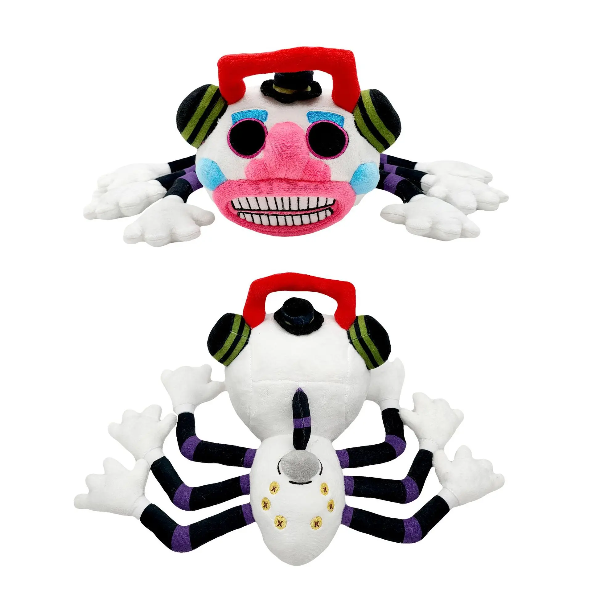 

DJ Music Man DJMM Plush Toy Cute Spider Cartoon Anime Character Stuffed Doll Decoration Home Halloween Christmas Children's Gift