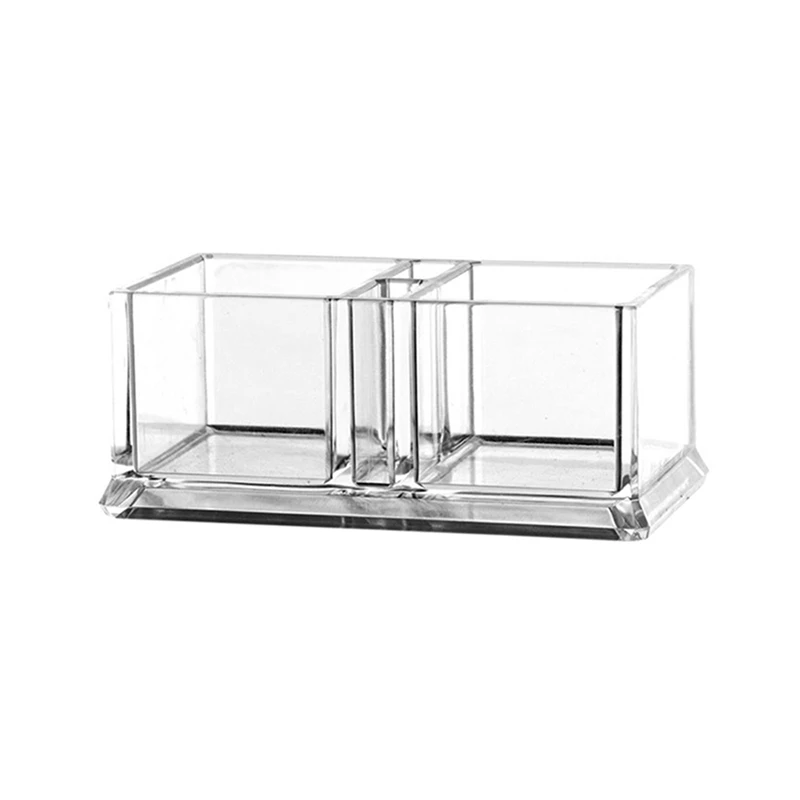 

4X 2 Lattices Clear Acrylic Tea Bags Holder Coffee Sugar Bag Boxes Acrylic Storage Organizer Case 15X8x6cm
