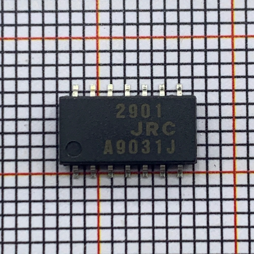 

10PCS/ Guaranteed original imported JRC2901 NJM2901M single power supply four-way comparator chip