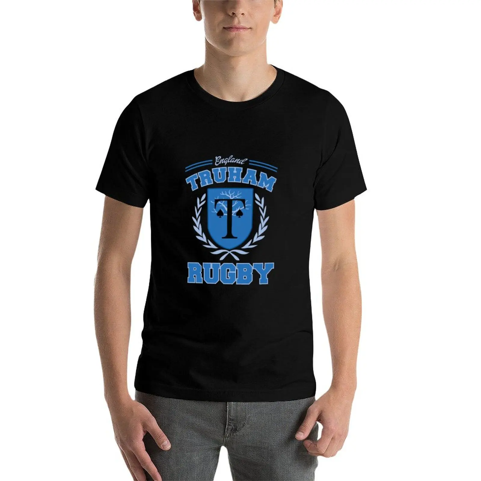 Фото Футболка Truham Rugby (Heartstopper)20, мужские футболки G-Man, футболки для мужчин, мягкие хлопковые мужские футболки с графическим принтом, футболка №3