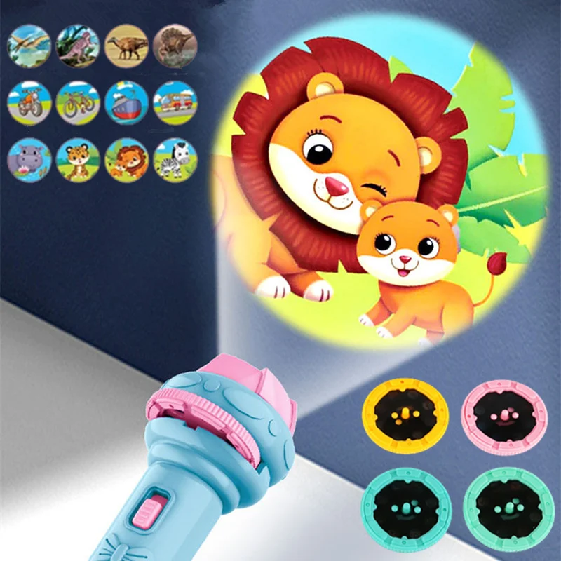 Детская книга-проектор с фонариком для сна "Baby Sleeping Story Book Flashlight Projector Torch Lamp Toy Early Education for Kid Holiday Birthday Xmas Gift Light Up on"