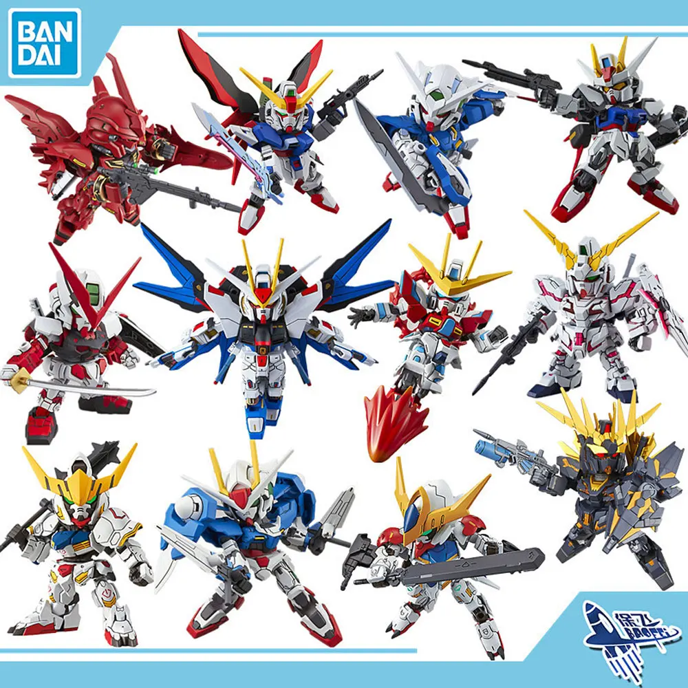 Фото Коллекционные фигурки и модели Bandai Hobby - Gundam, Mobile Suit Gundam Seed - BB Senshi C.E. Набор моделей SD «Битвы Судьбы» №1
