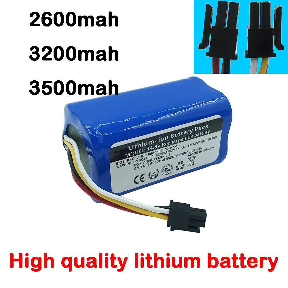 

Аккумулятор 14,4 В/14,8 в 2600 мАч/3200 мАч/3500 мАч для Midea i5 / i5 Extra / i5 Young / i9