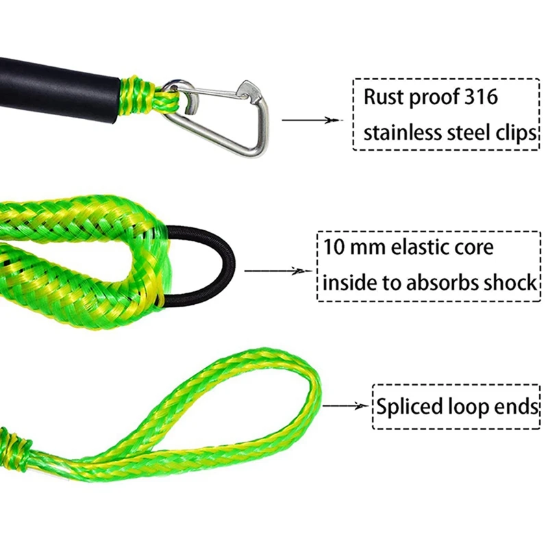 4 шт. фута швартовая веревка с крючком