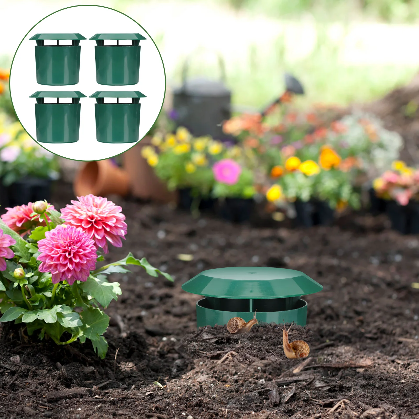 

Snail Traps Garden Fly Tablesfans Box Tool Trapping Slug Catchsupplies Catcher Trap Catchers Plantation