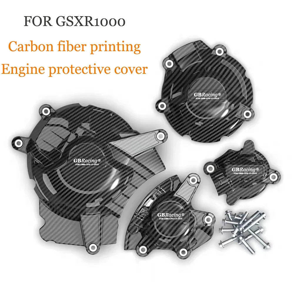 Gsxr1000 Защитная крышка двигателя мотоцикла для SUZUKI GSXR1000 GSXR 1000 gsxr1000 2017- 2023 печатание