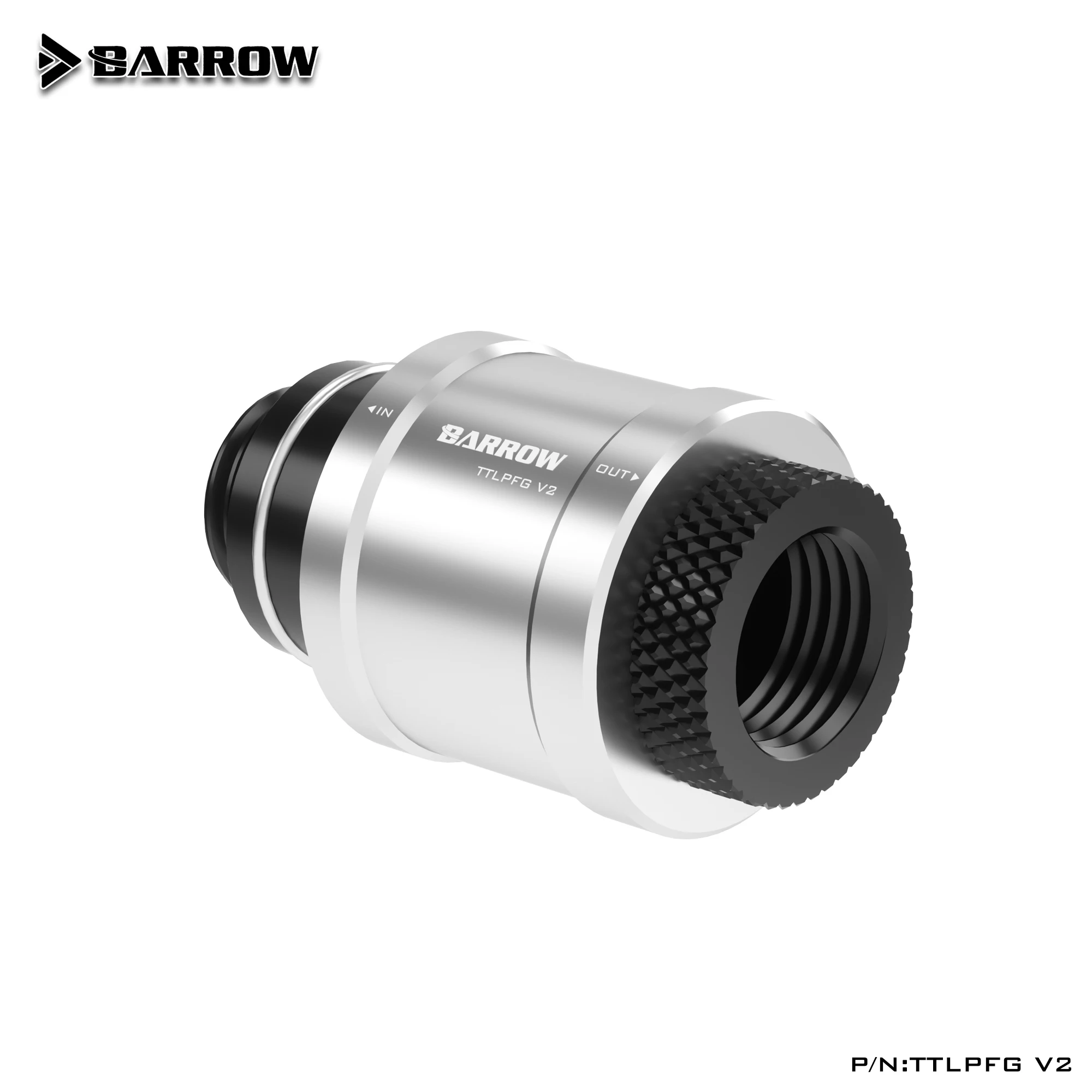 Запорный клапан Barrow Water Cooling с плоским нажимным соединением (мужской-женский) TTLPFG V2 (art.: 3920da82dde1d) - 3920da82dde1d