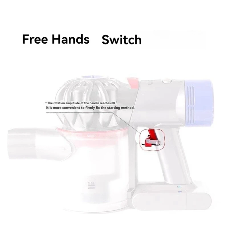 Для Dyson V15 V11 V10 V8 V7 насадка для пылесоса мягкая роликовая щетка замена с подсветкой