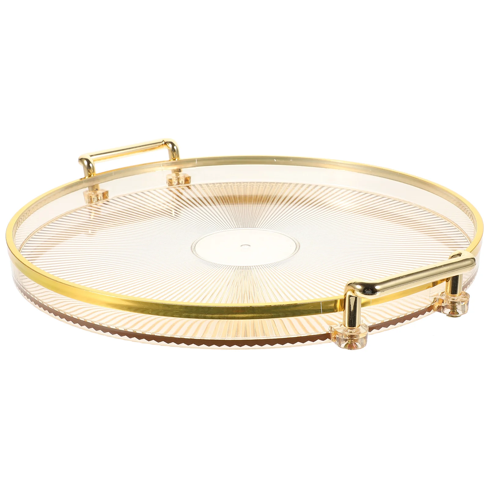 

Serving Tray Round Drinks Trays Jewelry Organizer Tray Coffee Table Plate Jewlery Tray Service Trays Cup Fruit Tray