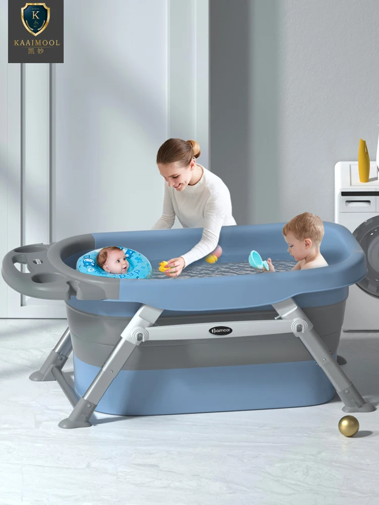

FQ Baby Bathtub Baby Bathtubs Foldable Swimming Bucket